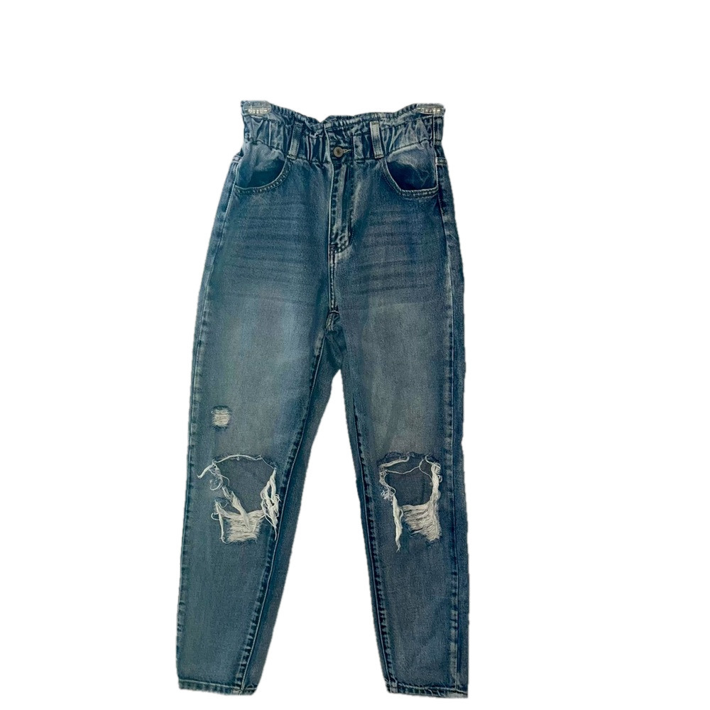 Womens KanCan light washed distressed Jeans size XS Super Cute Denim